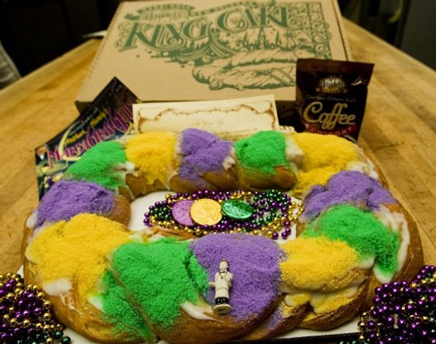 The original king cake. Rember though, if you get the baby, you buy the next one.