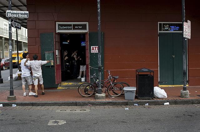 The ONLY exceptable part of Bourbon st. Johnny Whites bar. It was the only bar in the French Quarter that stayed on 247, even during Katrina that bitch! RIP JW's