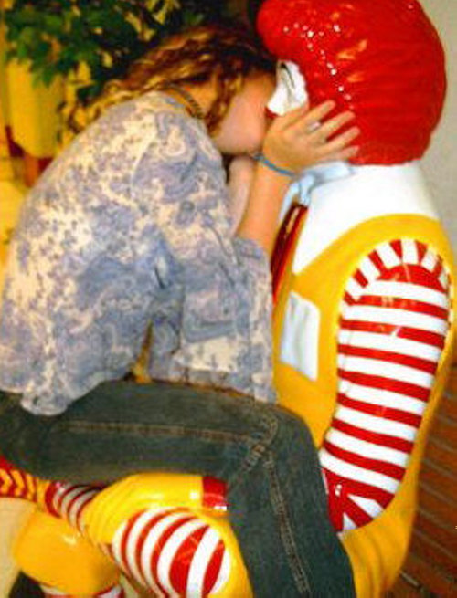Ronald McDonald make out