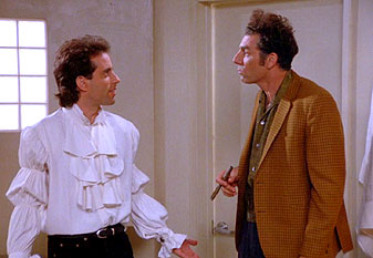 On which show does Jerry appear on in "The Puffy Shirt"?