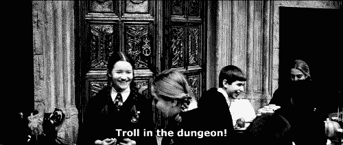 harry potter troll in the dungeon gif - Troll in the dungeon!