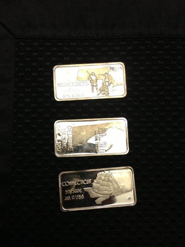 ...as well as silver bars.
