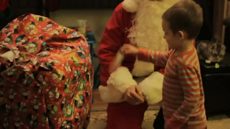 Opening Christmas Gifts Gifs