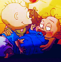 The Rugrats Movie 1998Baby 1: Man, they cut my cord.Baby 2: Peeking in diaper Aw, consider yourself lucky.