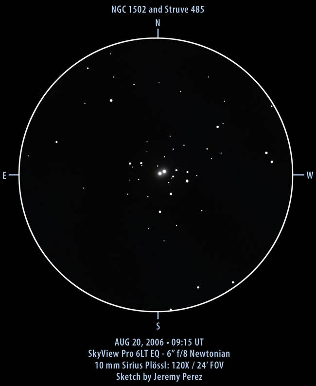 MY Camelopardalis. These two stars were discovered orbiting so close to each other that they were actually touching. Someday, they will merge into one star and be 60x heavier than the sun.