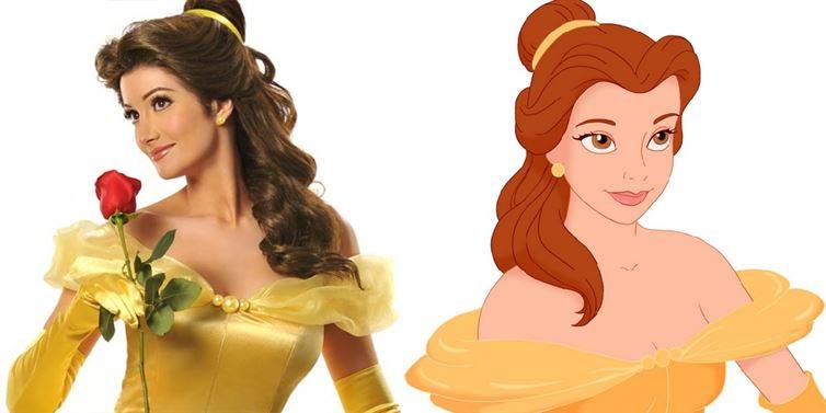 This Belle impersonator is spot on!