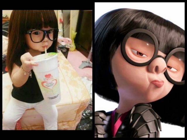 Edna Mode from The Incredibles.
