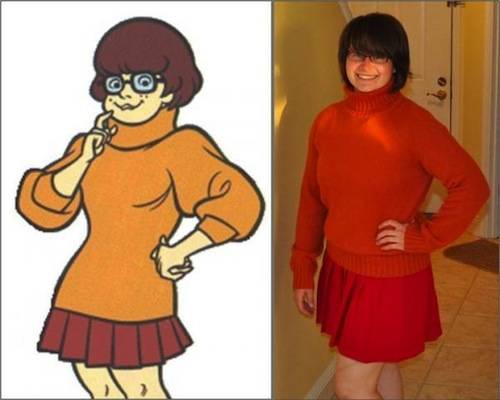 Velma from Scooby Doo.