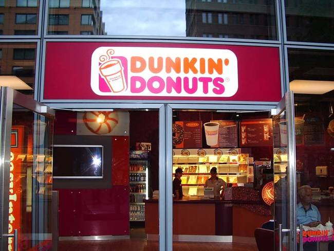 Dunkin' Donuts. Register for rewards and get a free medium drink immediately, plus another on your birthday.