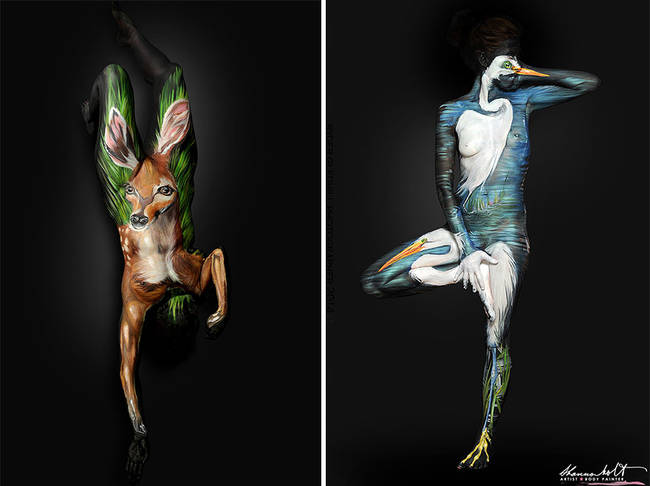 This Artist Transforms Humans Into Animals...