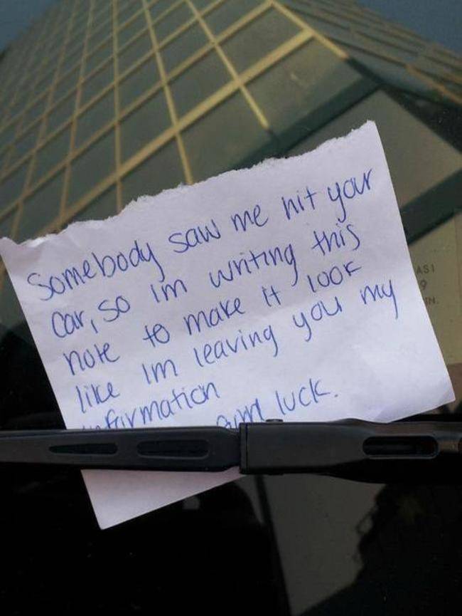 19 Awesomely Aggressive Windshield Notes...