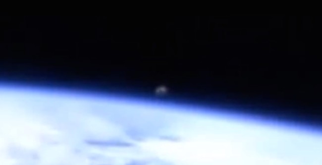 NASA Cut Off Live Feed: During a live feed of Earth's atmosphere, a strange object appeared just above the Earth, and NASA quickly cut off the feed. Some argue that this was NASA trying to cover up a UFO sighting.