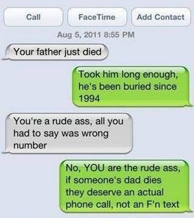 17 Funny Ass Responses To Wrong Number Texts.