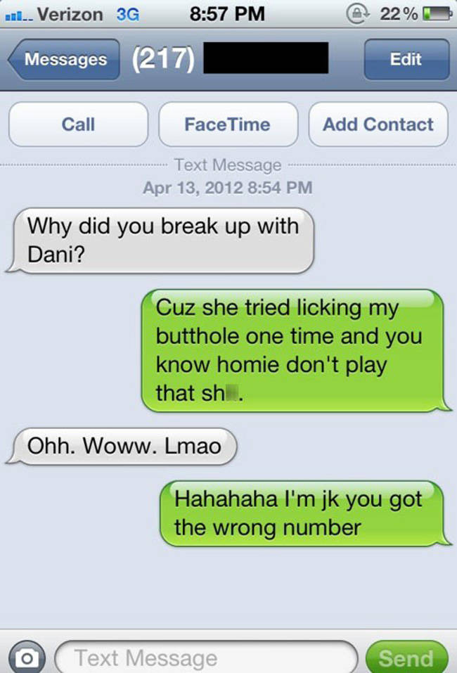 17 Funny Ass Responses To Wrong Number Texts.