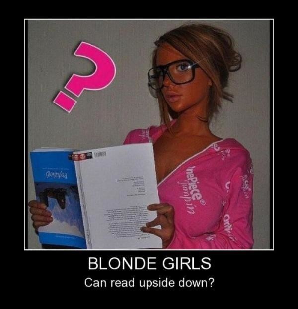 15 Of "Is It True What They Say About Blondes..."