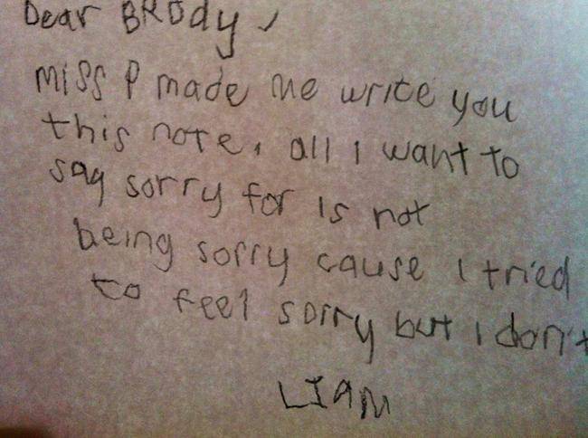 These 24 People's Apology Letters Are Quite Clever.