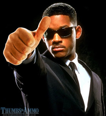 Someone Replaced Guns In Movies With A Thumbs Up...