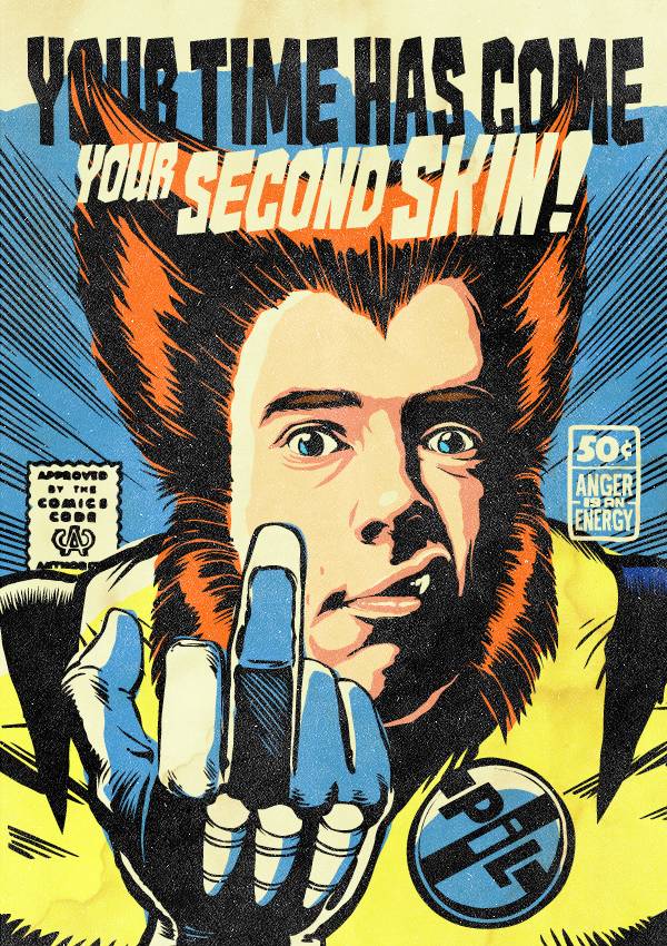 Johnny Rotten of The Sex Pistols as Wolverine
