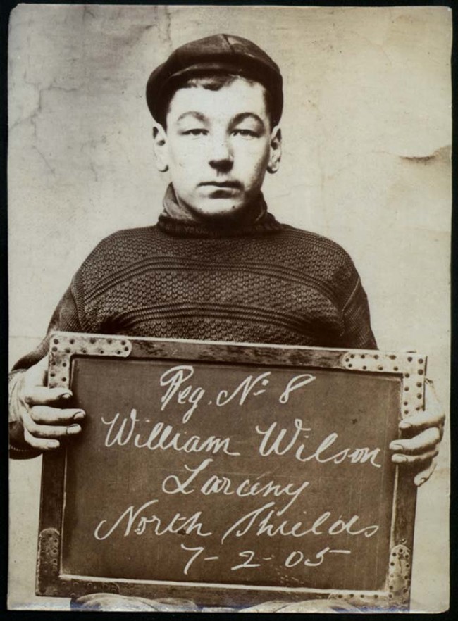William Wilson. Arrested for larceny.