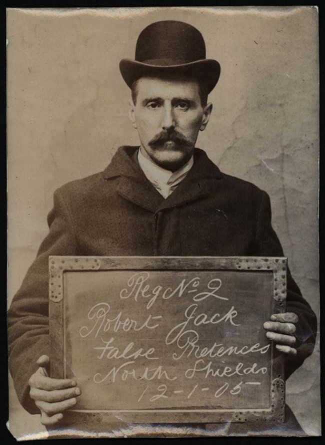 Robert Jack. Arrested for false pretenses.