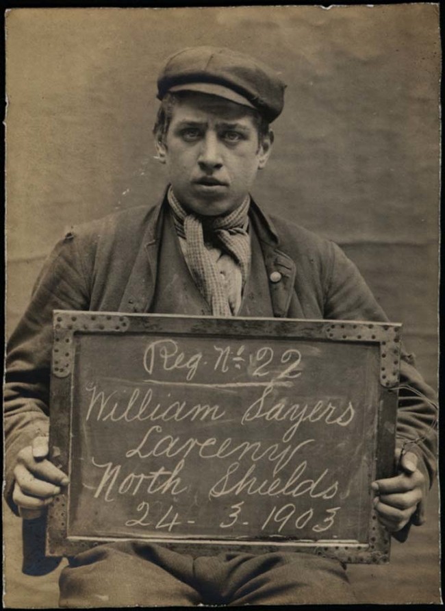 William Sayers. Arrested for larceny.