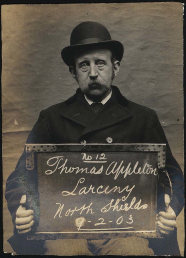 Thomas Appleton. Arrested for larceny.