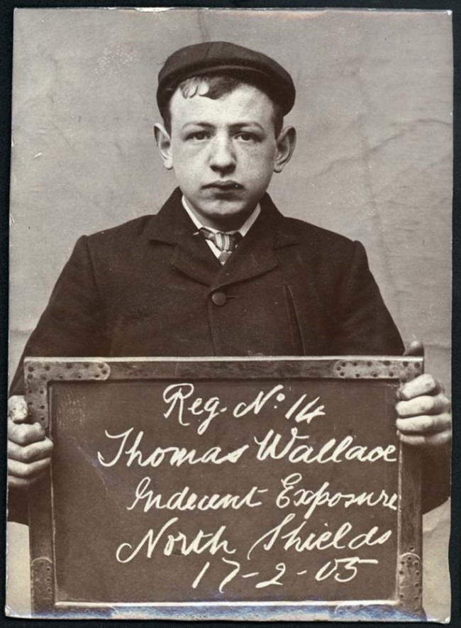 Thomas Wallace. Arrested for indecent exposure.