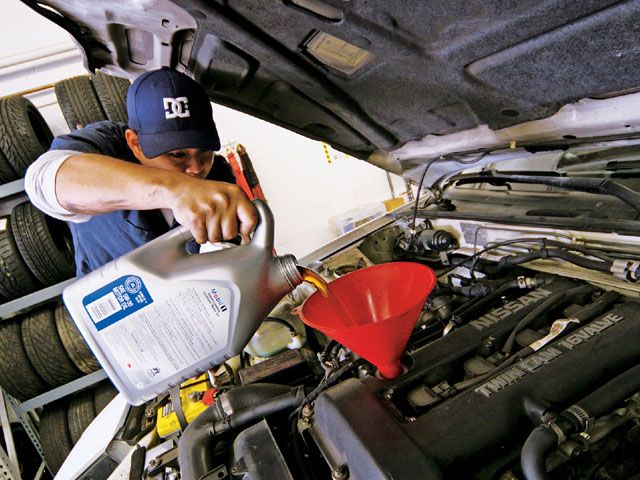 Regular oil changes: "Oil is literally the life-blood of your vehicle. Your car won't keep going places without routine maintenance."