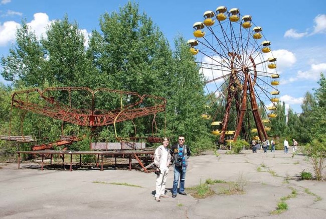 Friends Snuck Into The Guarded Zone Around Chernobyl...