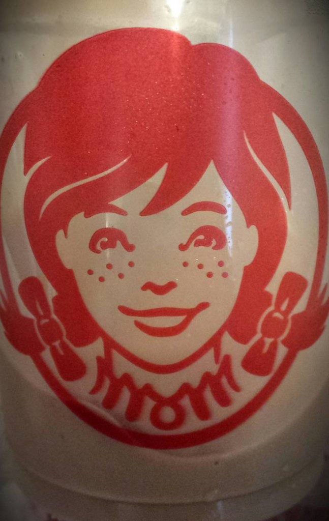 Wendy’s collar spells out ‘mom.’