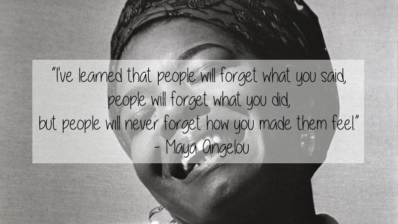 thought provoking images history - Las "I've learned that people will forget what you said, people will forget what you did, but people will never forget how you made them feel" Maya Angelou