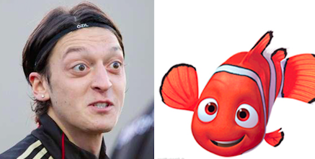 Mesut Ozil and Nemo, Finding Nemo