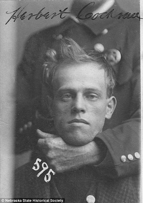 Herbert Cockman: Picked up for robbery in 1899, Herbert was a bit unstable. He was so uncooperative with police in fact that an officer had to hold his head still for a mugshot. What a cock.