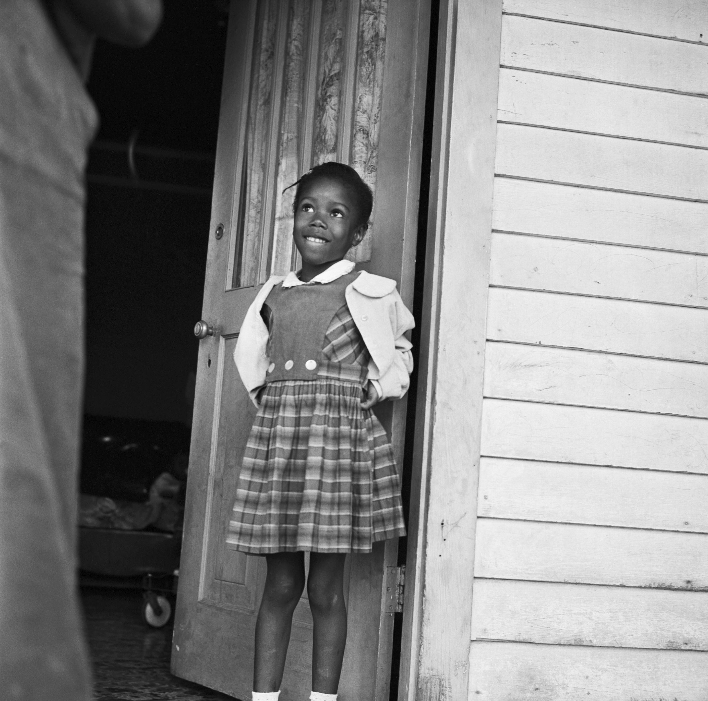 Ruby Bridges, the first black child to attend an all-white elementary school, 1960. Go on girl