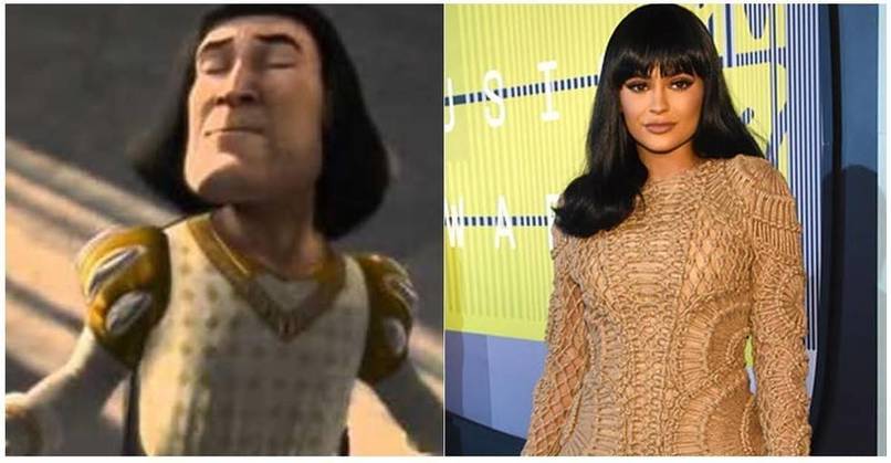 Kylie Jenner was channeling her inner Lord Farquaad.