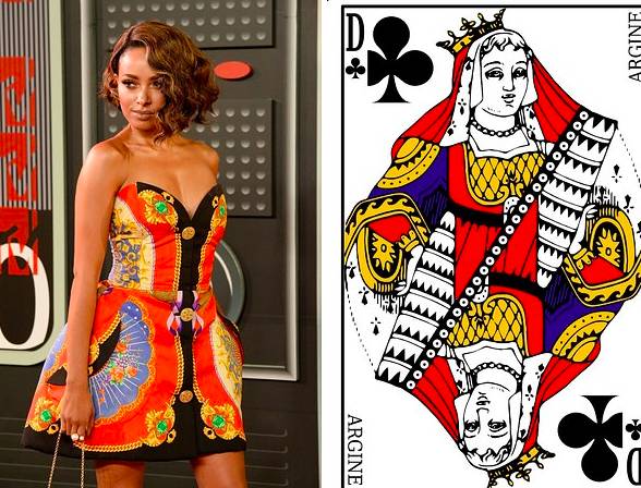 Kat Graham was looking strangely familiar to the Queen of Clubs.