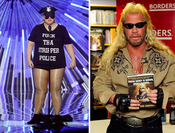 And finally, Rebel Wilson was looking a little bit more like Dog the Bounty Hunter than anyone would really care to admit.
