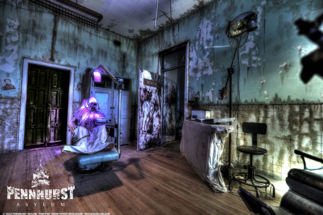 4. Pennhurst Asylum — Spring City, Pennsylvania: Once a care home for the Feeble Minded and Epyleptic, the mental asylum was shut down in 1984 for patient abuse. It now welcomes visitors to “wander through the dormitory, left just as it was 26 years ago, and search for spirits on their own.”