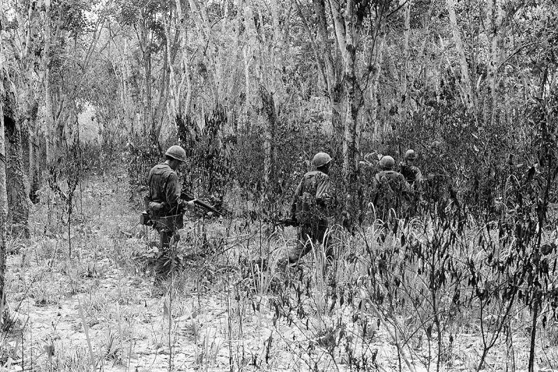 It’s true. Although many of the images offer a window to the fear and pain felt by so many during the conflict, some of Charlie’s pictures actually manage to deter the viewer from the ongoing horrors of the war, and instead depict the rare smiles and brotherhood among the soldiers.

Haughey would then develop the negatives in a makeshift darkroom in his Vietnam base, gifting the photographs to other soldiers whenever they crossed path on the battlefield.