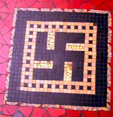 Hindu Communities: The Hindu version of the swastika is symbolic of well wishes. The word swastika is derived from the root word swasti, which roughly translates to "let good things happen." It's a word that has traditionally been used to convey messages of wellbeing in everyday interactions. It is also a symbol of the Hindu gods Ganesha and Lakshmi.