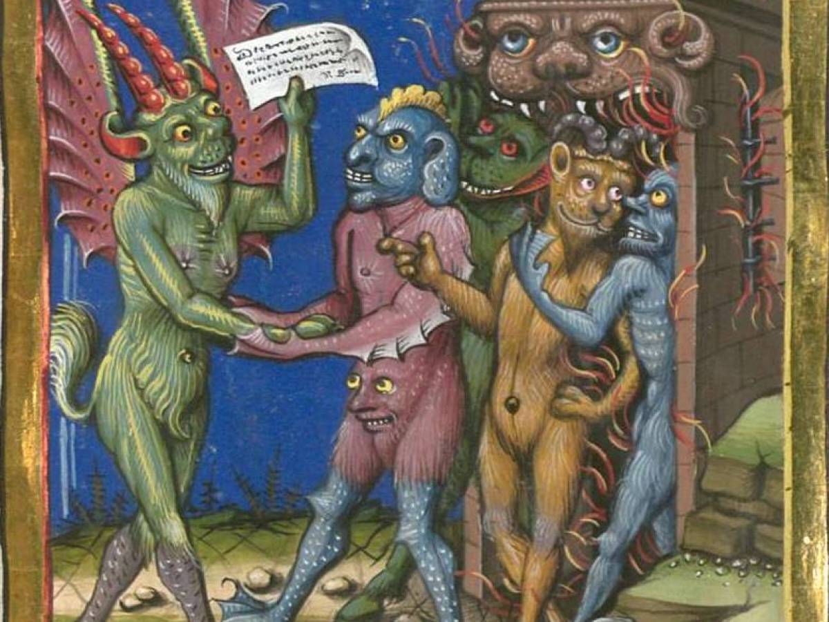 medieval art monsters