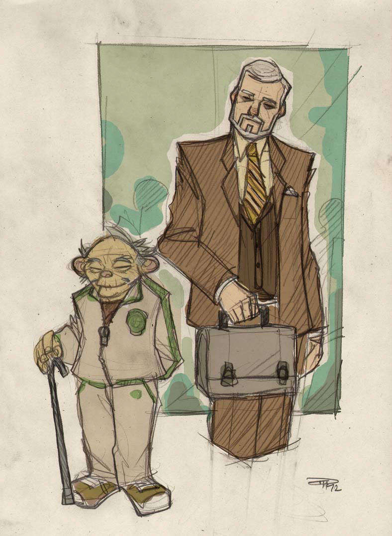 Yoda and Obi-Wan Kenobi.