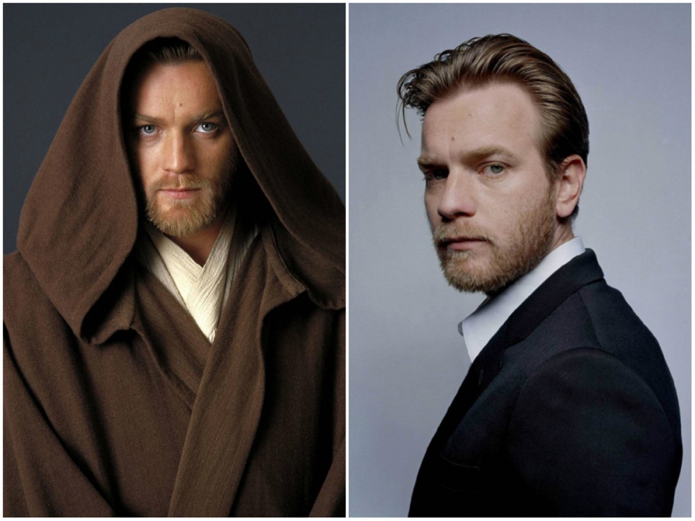 Ewan McGregor (Young Obi-Wan Kenobi), 2005 and 2015