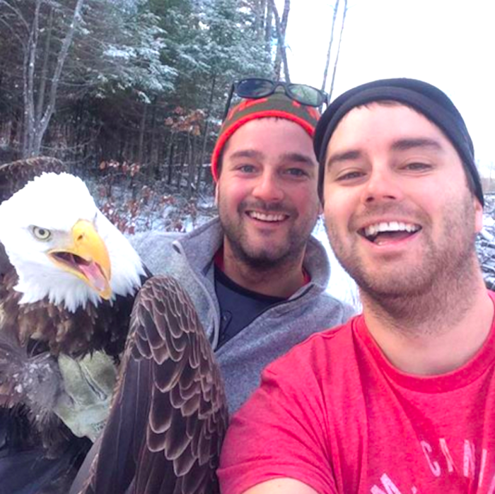 These Canadians taking a selfie with the the heart and soul of America