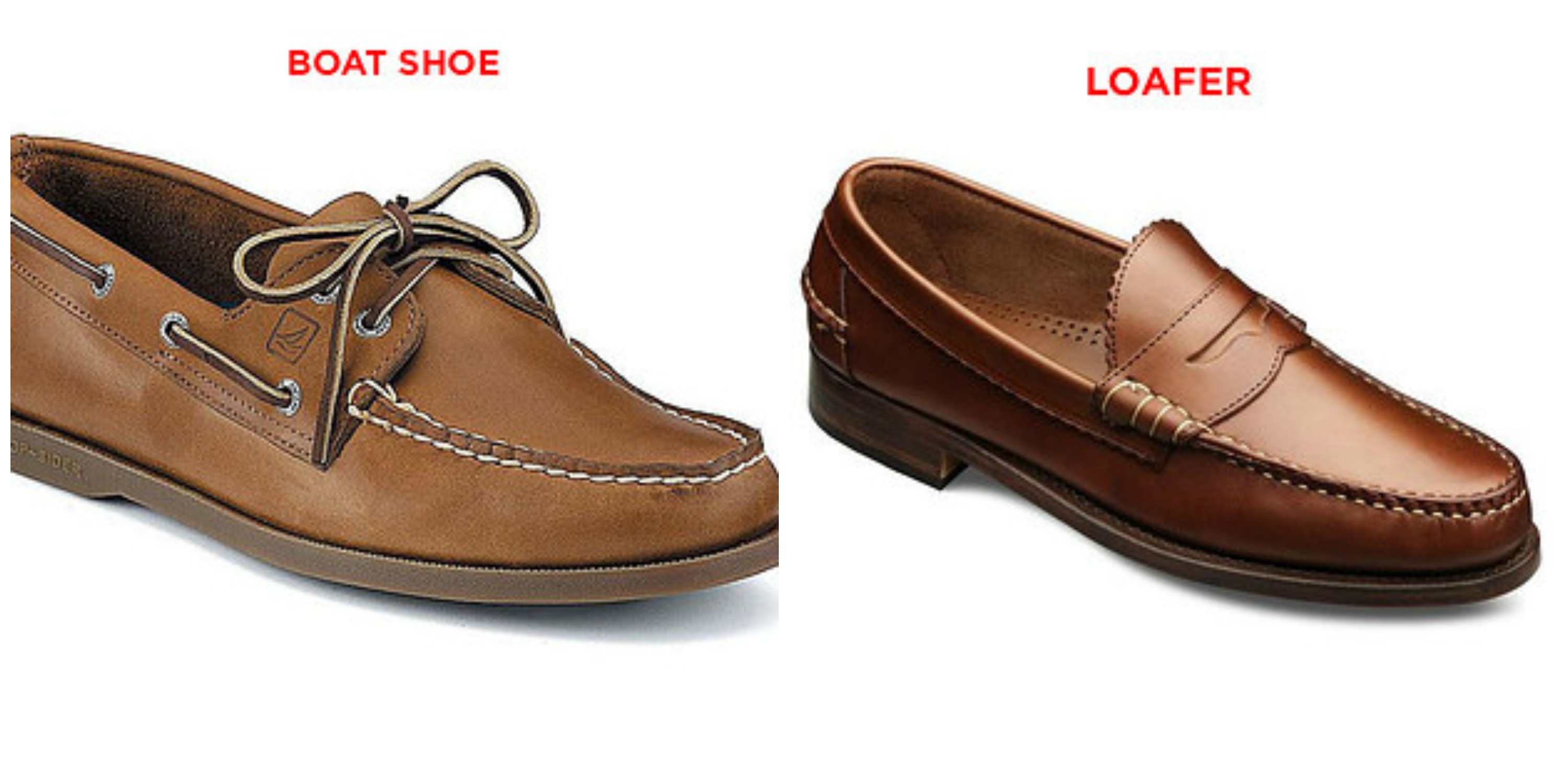 Boat shoes instead of loafers