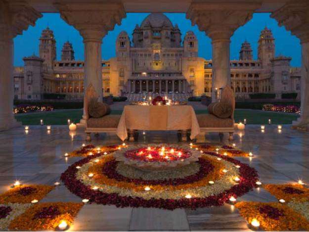 The Palace is complete with amenities unheard of in most other luxury hotels. For instance: the “Celebration Table," a private sanctum intended specifically for proposals.
