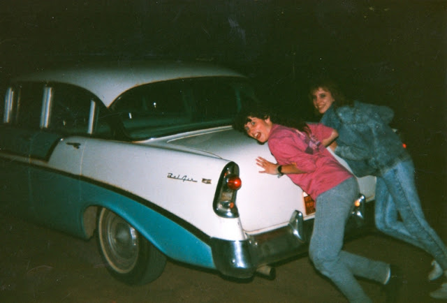 teenagers 80s car