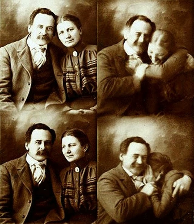 victorian couple laughing