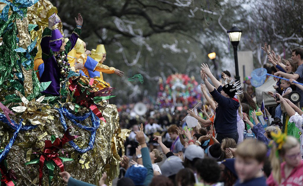 If You Didn't Know, it's Mardi Gras in New Orleans...