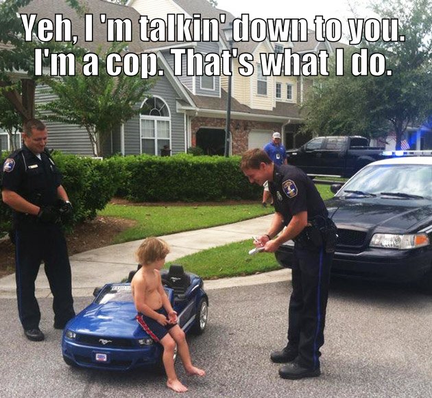 Kid.Car. Cop.